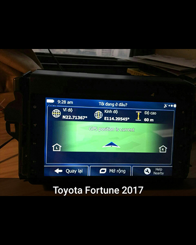 MÀN HÌNH DVD TOYOTA FORTUNER 2017